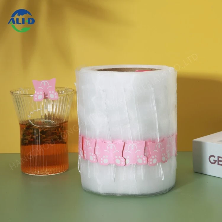 Food Grade nylon voorgelabelde rollen voor theezakje